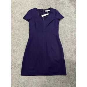 Trina Turk Size 10 Purple plum calista Date Night Career Office Dress Wedding
